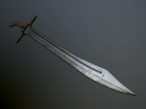 medieval grossmesser 3D Model