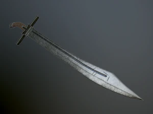 medieval grossmesser 3D Model