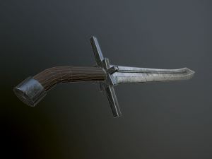 medieval grossmesser 3D Model