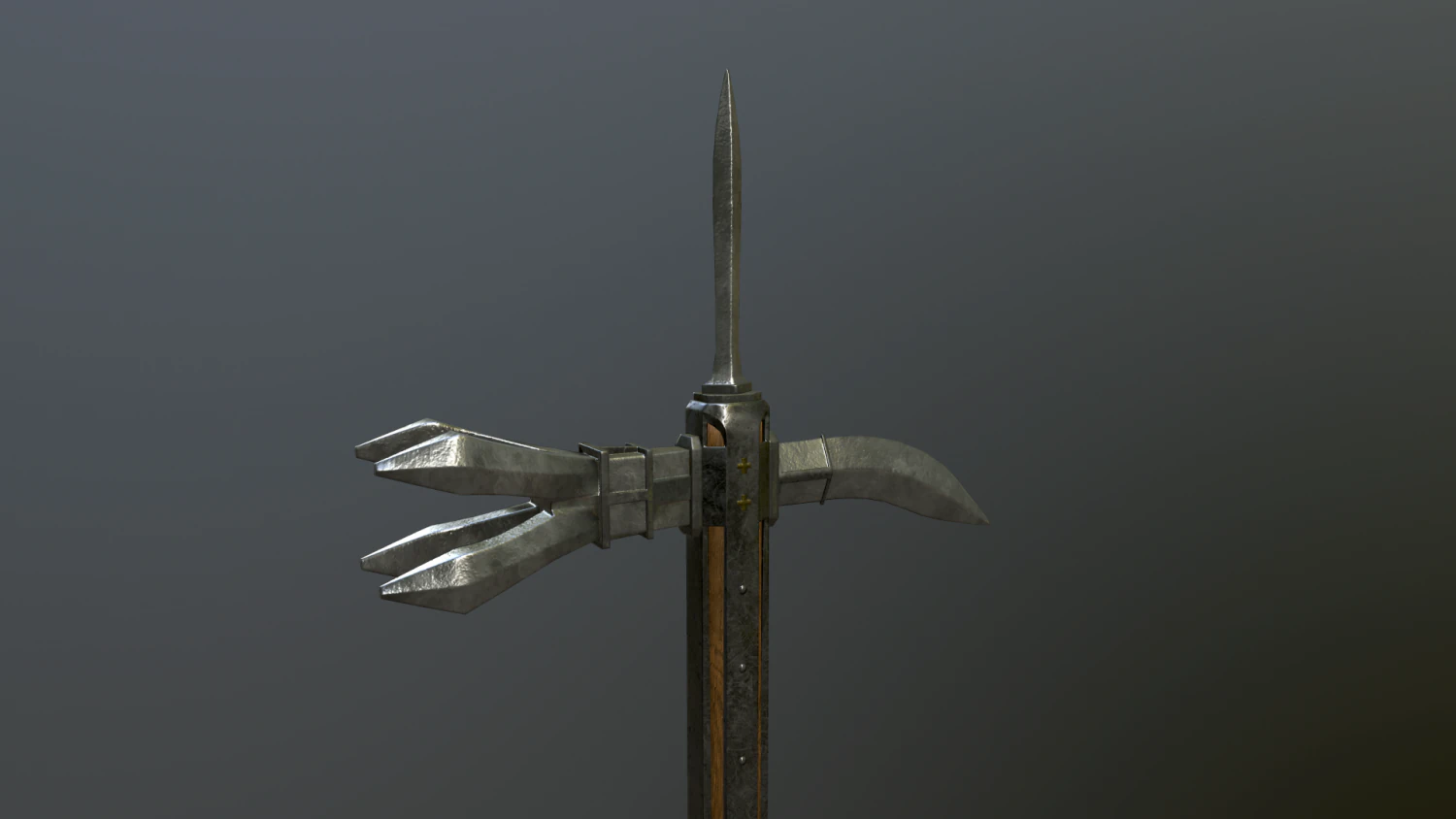 medieval lucerne hammer 3D Model .c4d .max .obj .3ds .fbx .stl .blend 