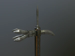 मध्ययुगीन ल्यूसर्न हथौड़ा 3D मॉडल