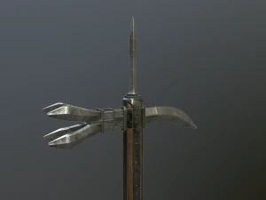medieval lucerne hammer 3D Model