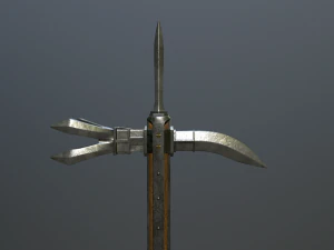 medieval lucerne hammer 3D Model