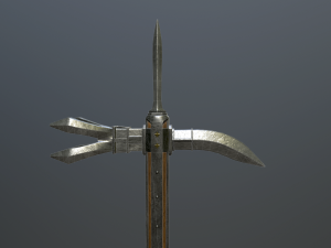 medieval lucerne hammer Modelo 3D