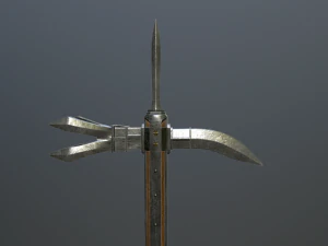 medieval lucerne hammer 3D Model
