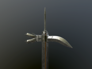 medieval lucerne hammer Modelo 3D
