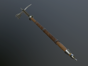 medieval lucerne hammer Modelo 3D