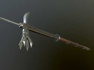 medieval lucerne hammer Modelo 3D