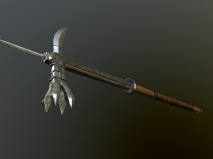 medieval lucerne hammer Modelo 3D