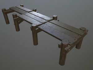 middeleeuwse pier 3D Model