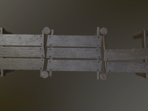 medieval pier 3D Модель
