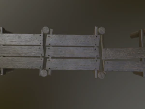 medieval pier 3D Model