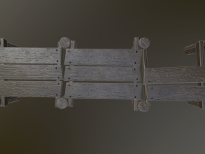 medieval pier 3D Модель