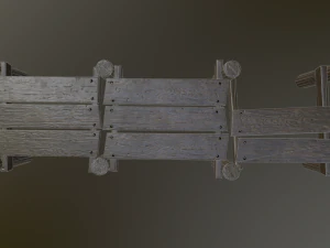 medieval pier 3D Model