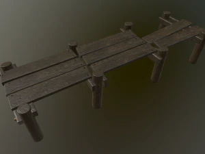 medieval pier 3D Model