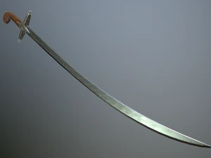 medieval scimitar 3D Model