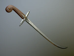 medieval scimitar 3D Model