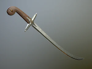 medieval scimitar 3D Model