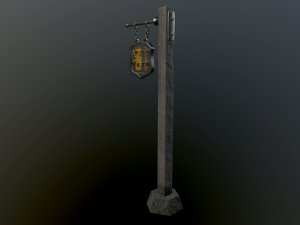medieval sign Model 3D