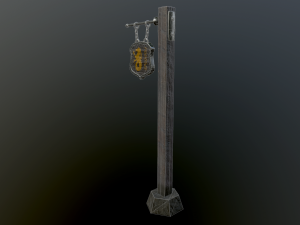 medieval sign Model 3D
