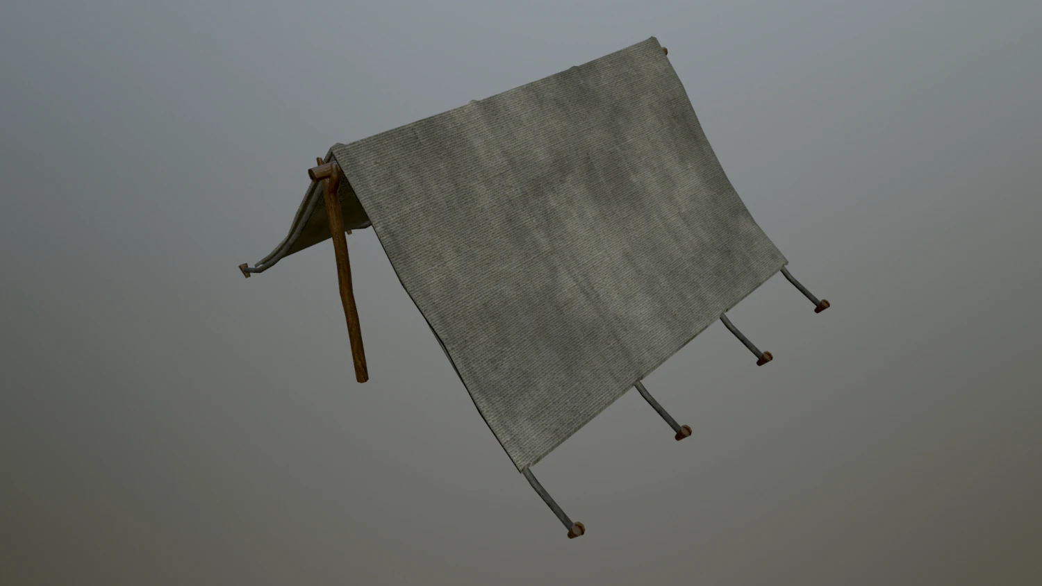 средневековая палатка 3D Модель .c4d .max .obj .3ds .fbx .stl .blend 