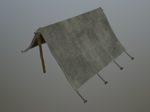 medieval tent 3D Model