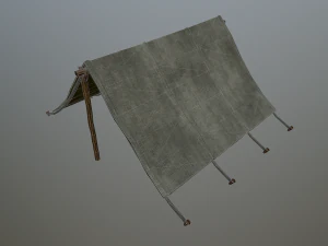 средневековая палатка 3D Модель