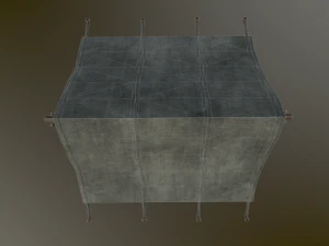средневековая палатка 3D Модель