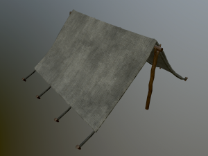 medieval tent 3D Model
