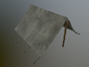 medieval tent 3D Model