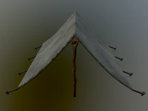 средневековая палатка 3D Модель