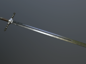medieval twinhand 3D Model
