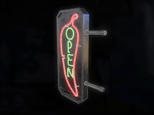 neon sign pbr 3D Model
