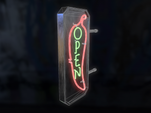 neon sign pbr 3D Model