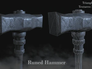 runed hamer 3D Model