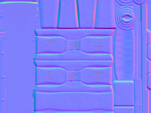 runed hammer Model 3D