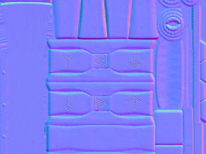 runed hammer 3D Model