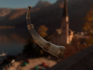 runed horn 3D Модель