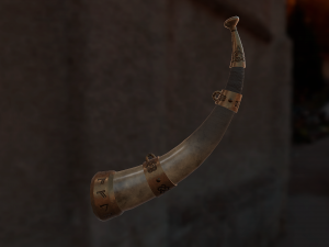 runed horn 3D Модель