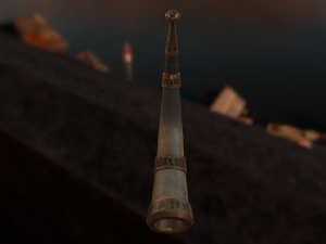 runed horn 3D Модель