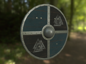 scandinavian shield 3D Model