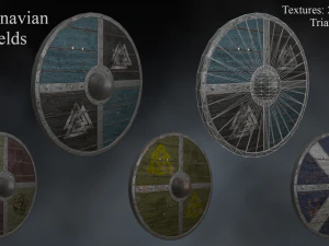 scandinavian shield 3D Model