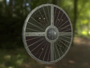 escudo escandinavo Modelo 3D