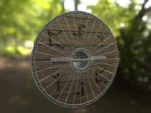 escudo escandinavo Modelo 3D