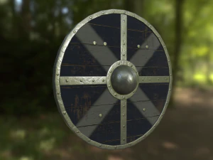 스칸디나비아 방패 3D 모델