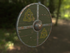 scandinavian shield 3D Model