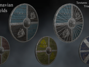 scandinavian shield 3D Model