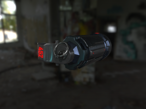 sci-fi grenade pbr 3D Model