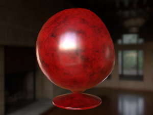 set of spherical chairs pbr 3Dモデル