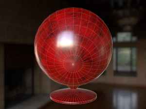 set of spherical chairs pbr 3Dモデル